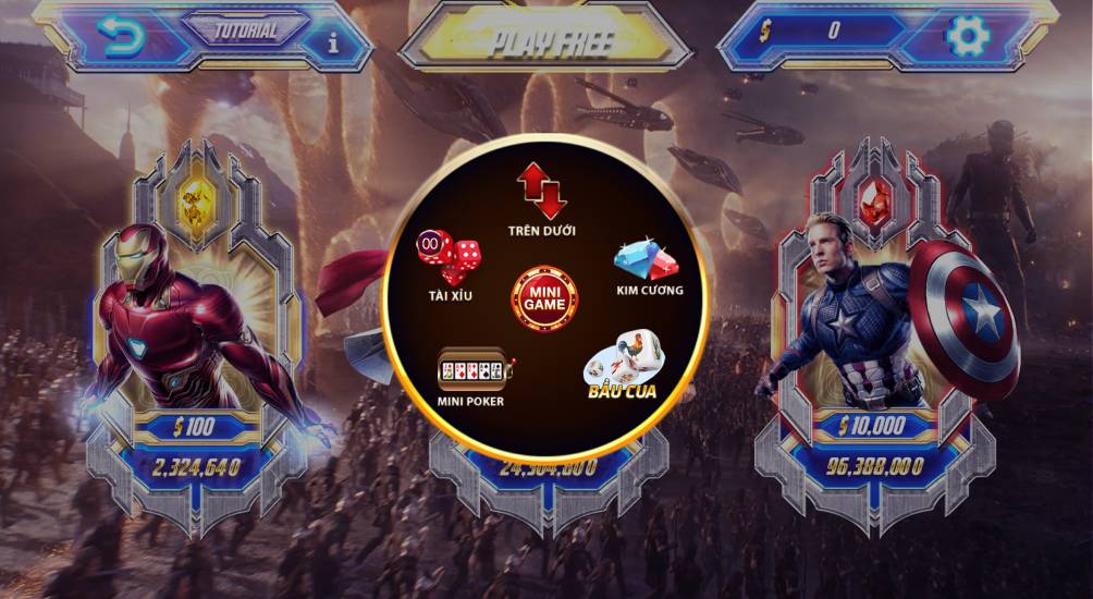 game nổ hũ avengers